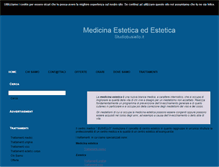 Tablet Screenshot of estetica.studiobusiello.it